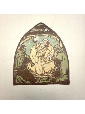 Original 1926 Italian Woodcut Print by GIULIO DAMILANO Limited Edition of 850